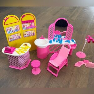 Barbie Beauty Hair Salon Playset Vintage